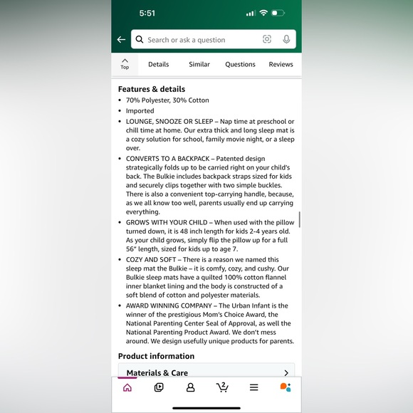 Urban Infant Nap Mat and Lunchbox Bundle - Picture 9 of 9